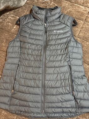 Columbia Gray Quilted Omni-Heat Women's Vest